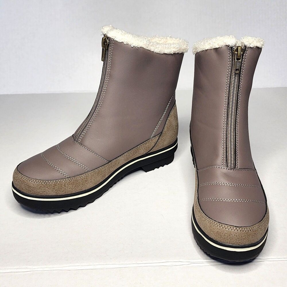 JBU by Jambu Snowbound Womens Winter Boots 6M NIB Taupe